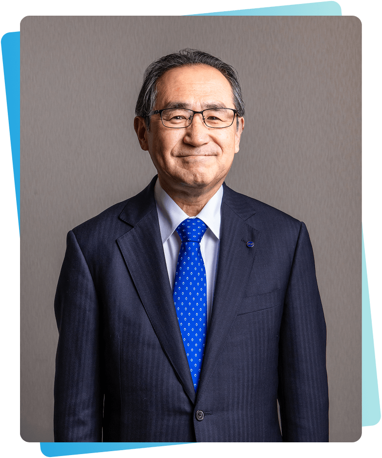 代表取締役社長、中西章の写真